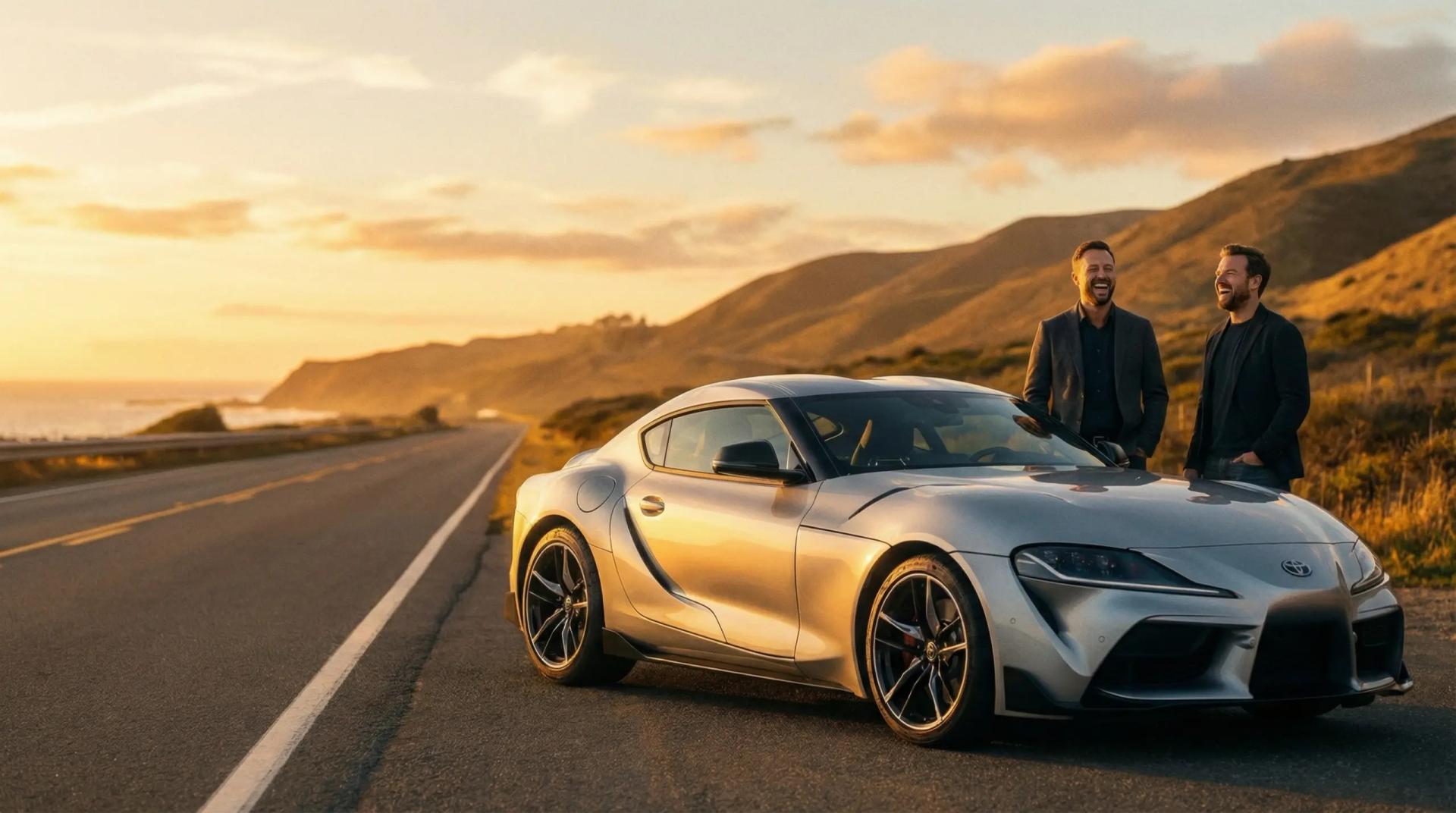 Właściciele ZapaCars przy Toyota Supra